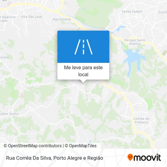 Rua Corrêa Da Silva mapa