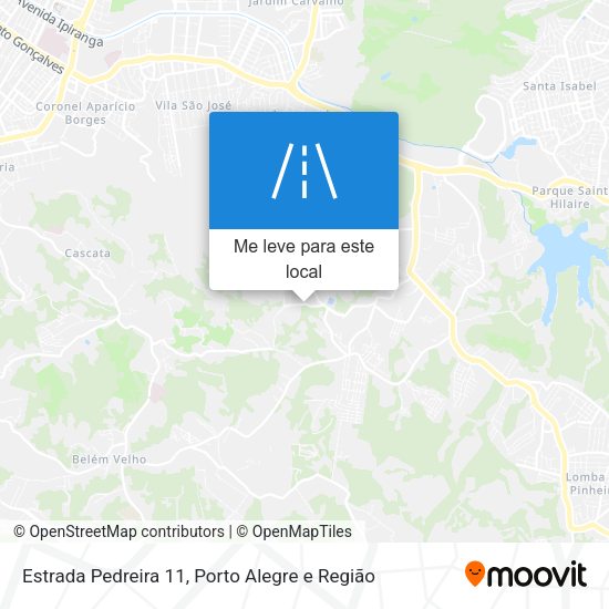 Estrada Pedreira 11 mapa