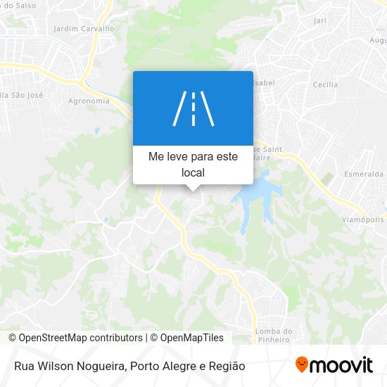 Rua Wilson Nogueira mapa