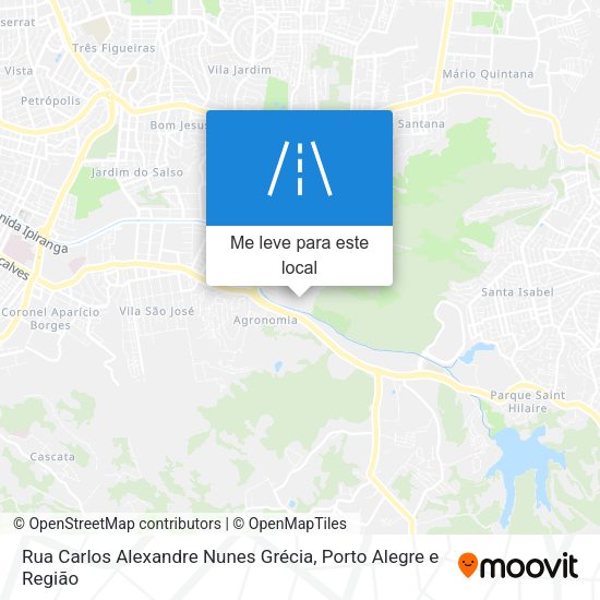Rua Carlos Alexandre Nunes Grécia mapa