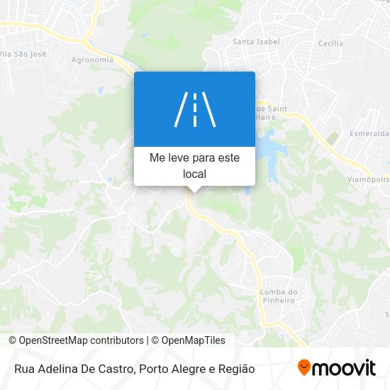 Rua Adelina De Castro mapa