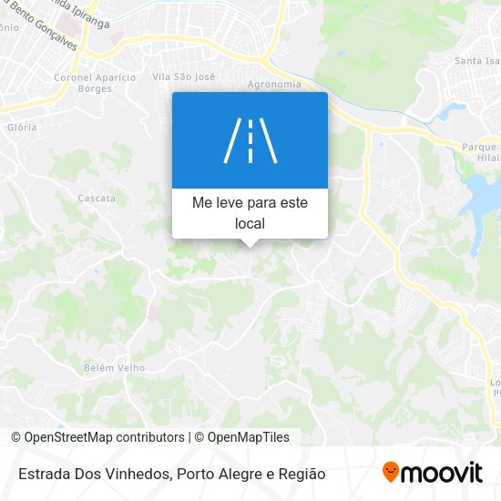 Estrada Dos Vinhedos mapa