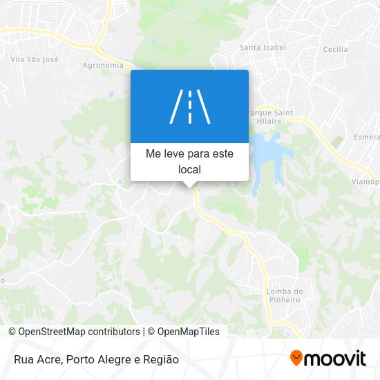 Rua Acre mapa