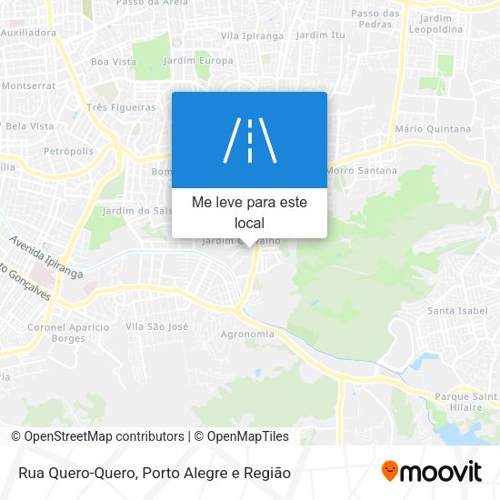 Rua Quero-Quero mapa