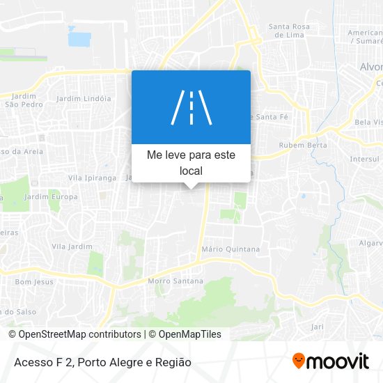 Acesso F 2 mapa