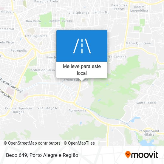 Beco 649 mapa