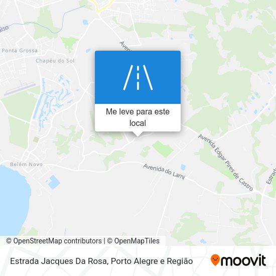Estrada Jacques Da Rosa mapa