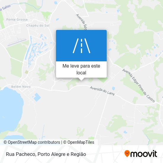 Rua Pacheco mapa