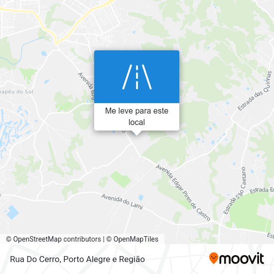 Rua Do Cerro mapa