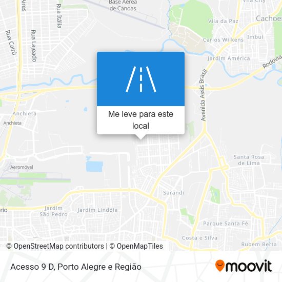 Acesso 9 D mapa