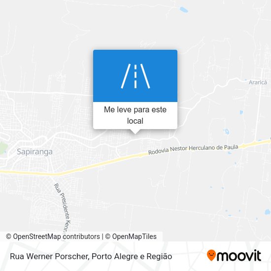 Rua Werner Porscher mapa