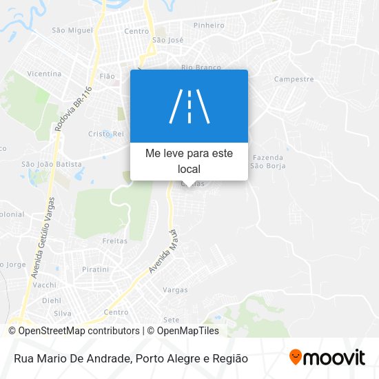 Rua Mario De Andrade mapa