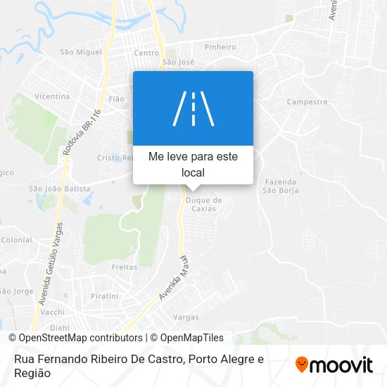 Rua Fernando Ribeiro De Castro mapa