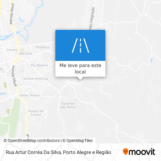 Rua Artur Corrêa Da Silva mapa