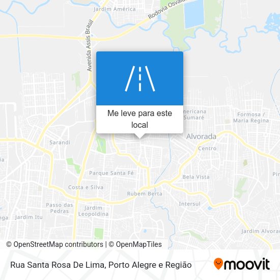 Rua Santa Rosa De Lima mapa