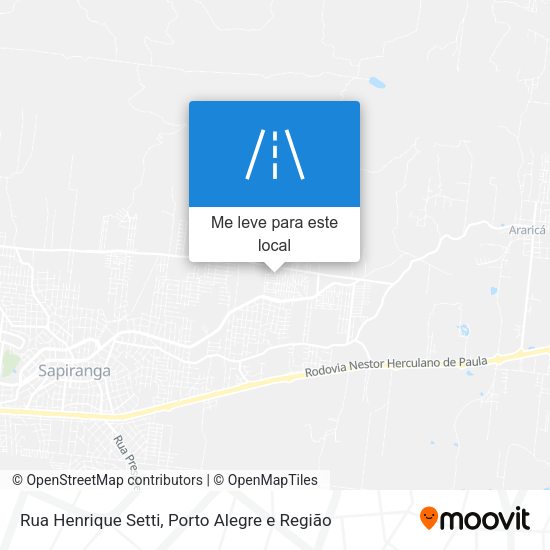 Rua Henrique Setti mapa