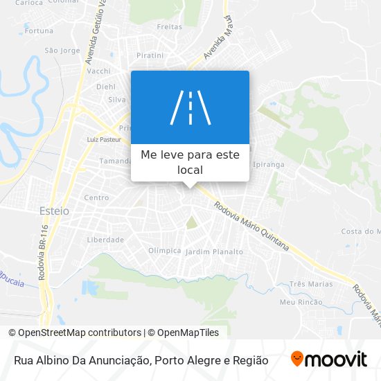 Rua Albino Da Anunciação mapa