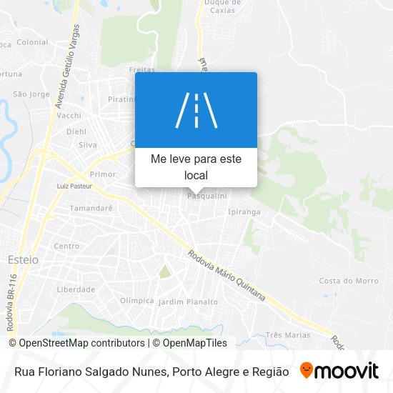 Rua Floriano Salgado Nunes mapa