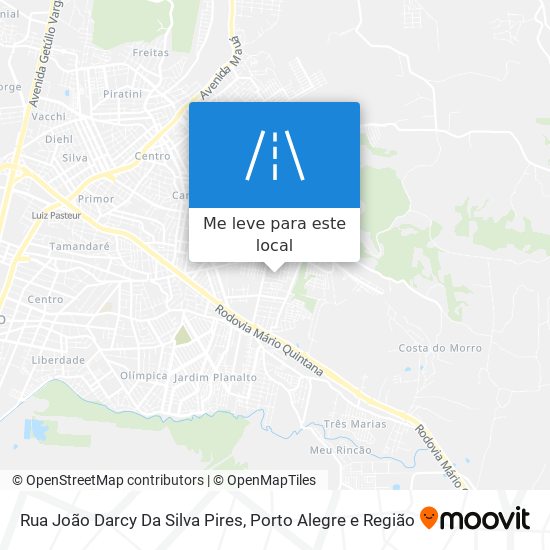 Rua João Darcy Da Silva Pires mapa