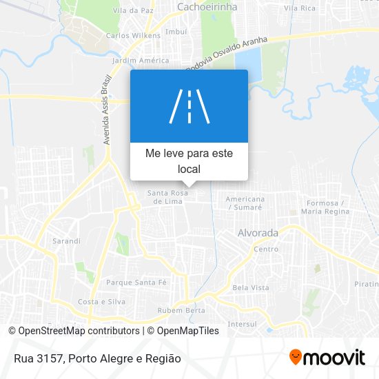 Rua 3157 mapa