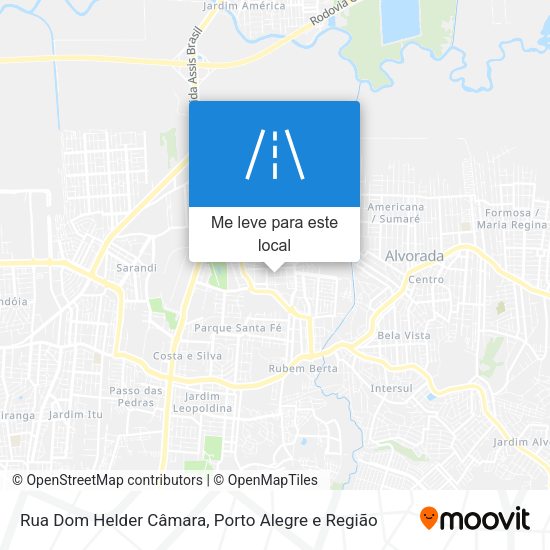 Rua Dom Helder Câmara mapa
