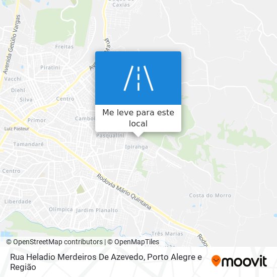 Rua Heladio Merdeiros De Azevedo mapa