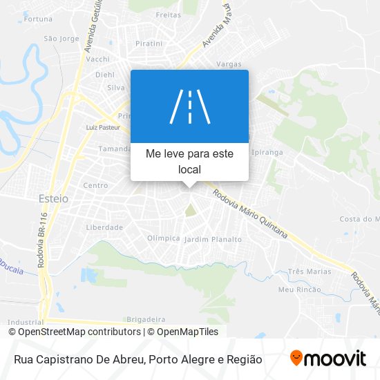 Rua Capistrano De Abreu mapa