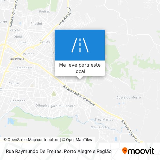 Rua Raymundo De Freitas mapa