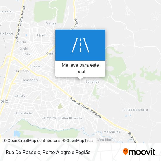 Rua Do Passeio mapa