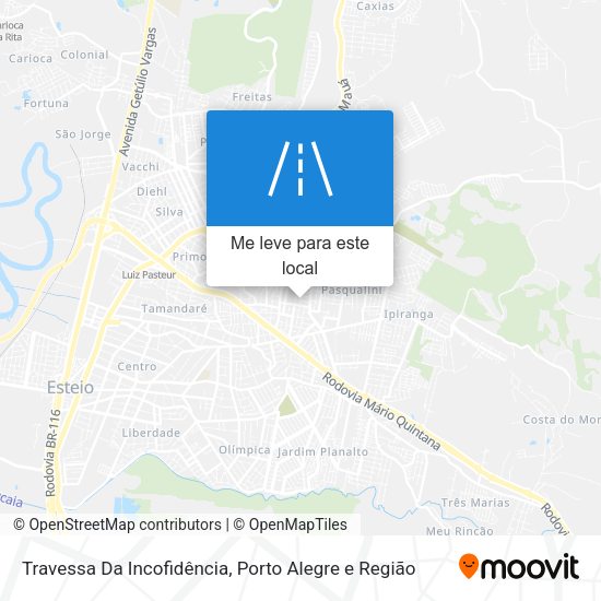 Travessa Da Incofidência mapa