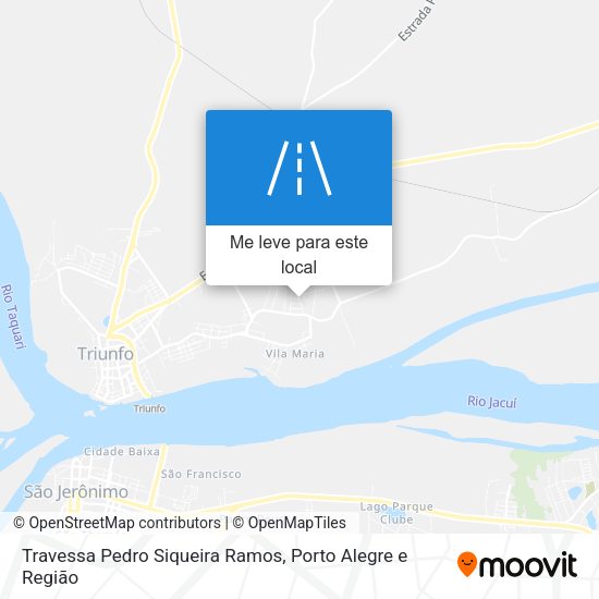 Travessa Pedro Siqueira Ramos mapa