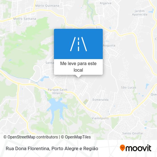 Rua Dona Florentina mapa