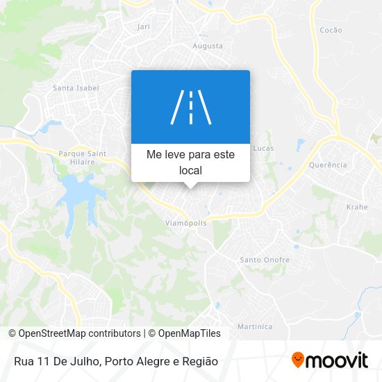 Rua 11 De Julho mapa