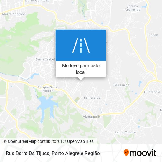 Rua Barra Da Tijuca mapa