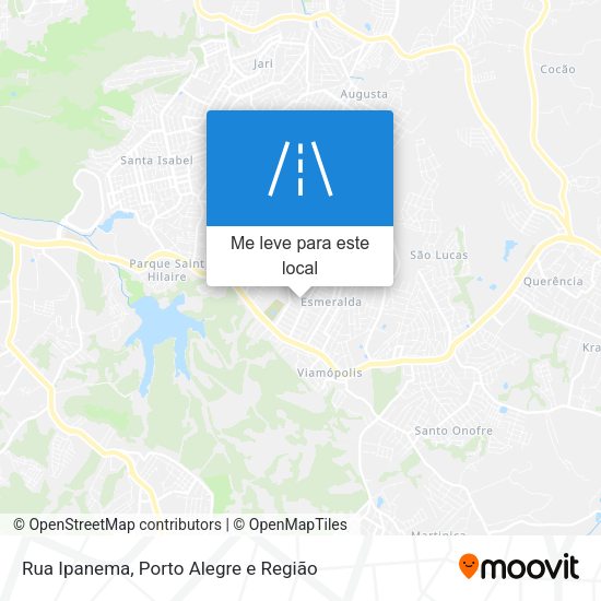 Rua Ipanema mapa