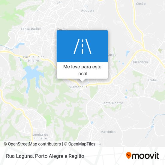 Rua Laguna mapa