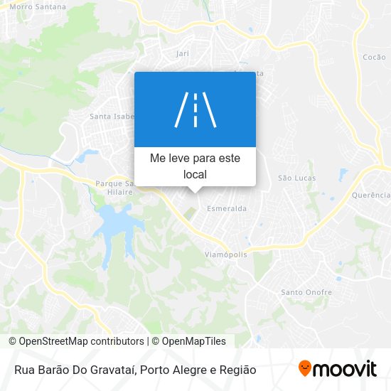 Rua Barão Do Gravataí mapa
