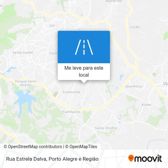 Rua Estrela Dalva mapa