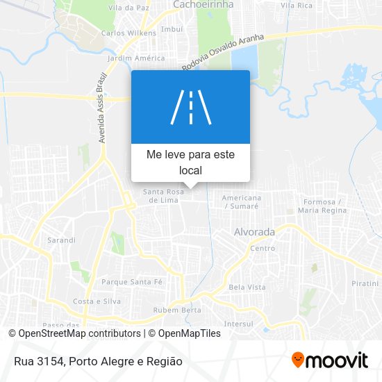 Rua 3154 mapa