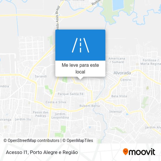 Acesso I1 mapa