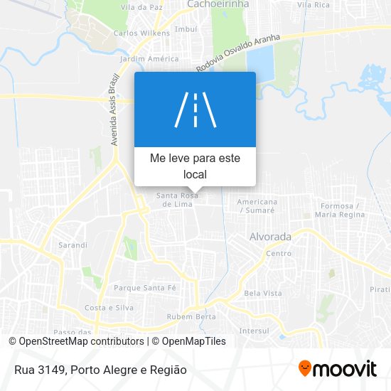 Rua 3149 mapa