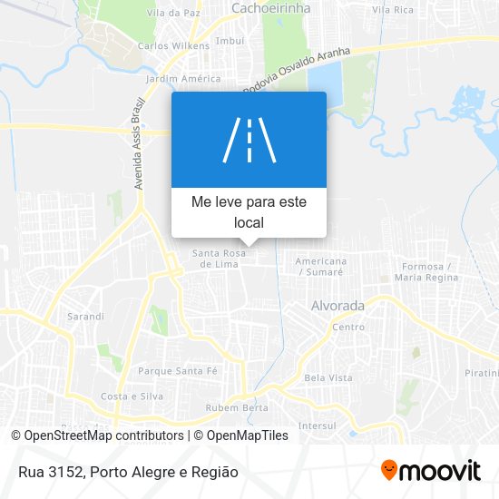 Rua 3152 mapa
