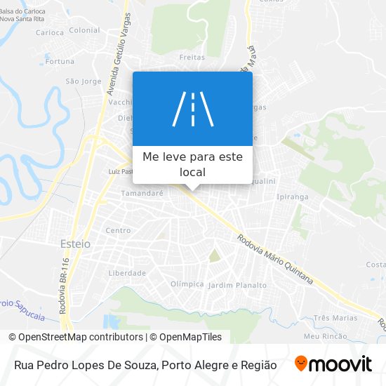 Rua Pedro Lopes De Souza mapa