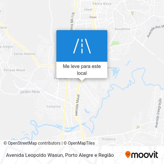 Avenida Leopoldo Wasun mapa