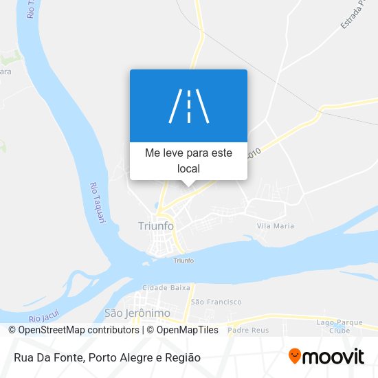 Rua Da Fonte mapa