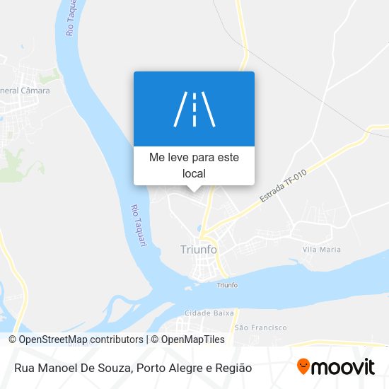 Rua Manoel De Souza mapa