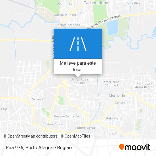 Rua 976 mapa