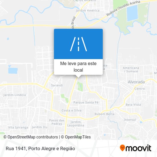 Rua 1941 mapa