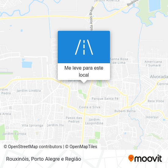 Rouxinóis mapa