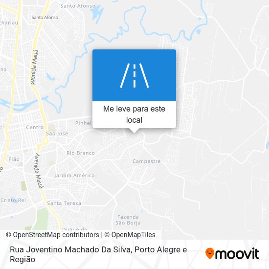 Rua Joventino Machado Da Silva mapa